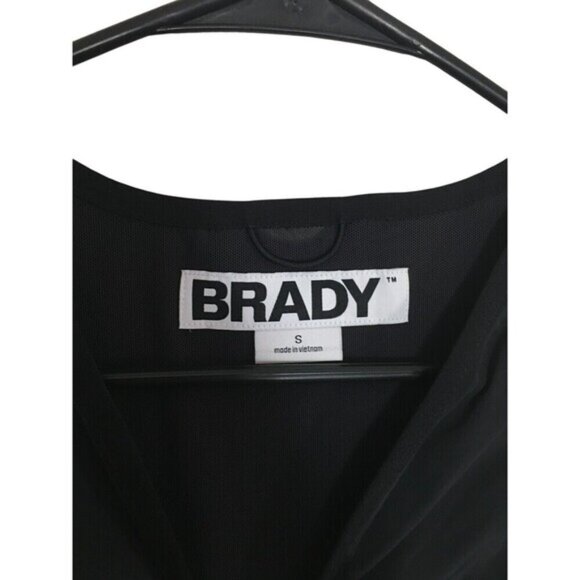 Tom Brady Brand Outdoor Vest Men's Size Medium Ink Black Cotton Blend - Picture 3 of 5